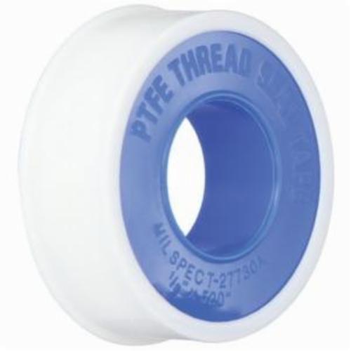 Dixon® TTA50 Thread Sealant Tape, 260 in Length, 1/2 in Width, 3.5 mil Thickness, -212 to 500°F, PTFE, White