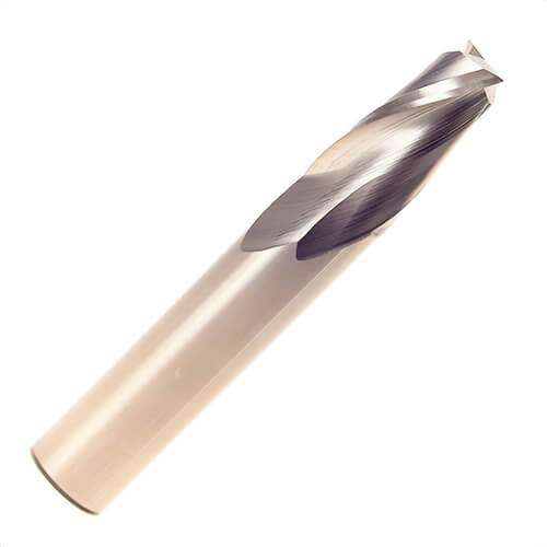 Drill America MMO1/16-2FSE Center Cutting Single End Square End Mill, 1/16 in dia Cutter, 1/4 in Length of Cut, 2 Flutes