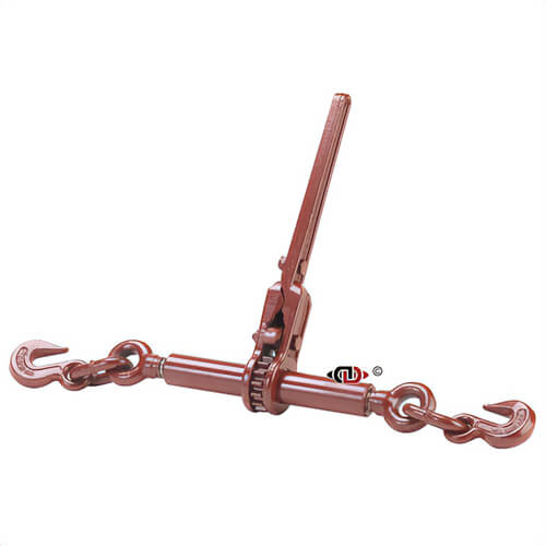 Durabilt Dyvex DTT-1 Durbin Load Binder, 8,800 lb Load, 5/16 to 3/8 in Chain/Rope, 8 in Take Up, Open/Ratchet Handle