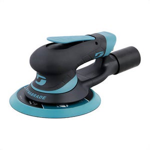 Dynabrade® Dynorbital® X61V Extreme Random Rotary Vane Orbital Sander, 6 in dia, 19 scfm Air Flow, 90 psig, Vacuum Orbit, Hook-Face Pad Grip Method