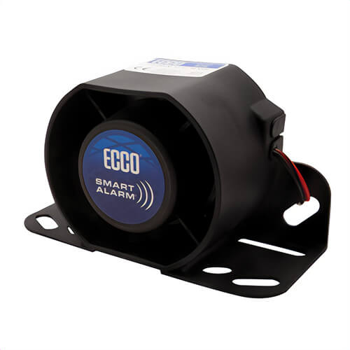 ECCO® SA914N Smart Alarm® 800 Self-Adjusting Back-Up Alarm, 12 to 24 VDC, 1.5 A,, 700 to 2800 Hz, 87 to 112 dB, 6.2 in W, 4.2 in H