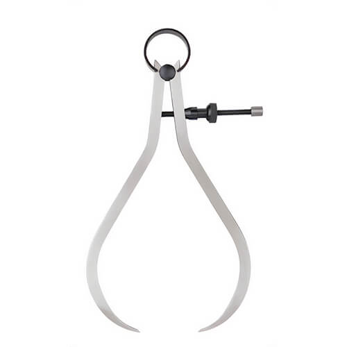 Empire® 2784 Vernier Caliper, 5 in, 125 mm Capacity by 1/16 in or 1/10 cm, 7-1/2 in Long Steel Body