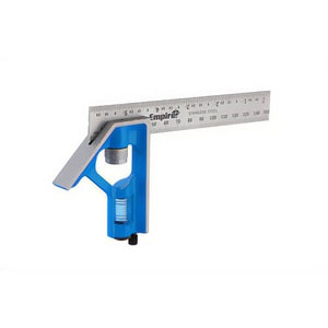 Empire® E255IM True Blue® Combination Square with Blade-Lock™ and Dual-Pitch™ Vial, 6 in, 150 mm