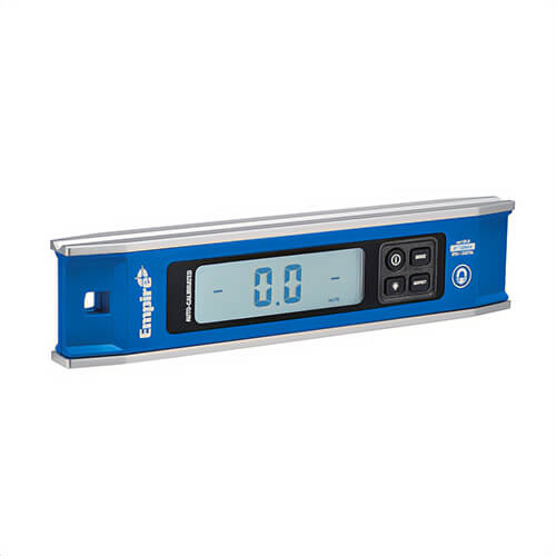 Empire® EM105.9 True Blue® Digital Magnetic Torpedo Level, 9 in L, Aluminum/Plastic, 0.1 in Accuracy