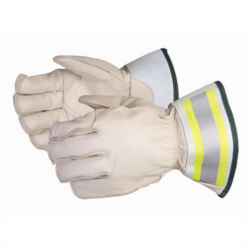 Superior Glove® 365DLX2M Endura® Deluxe General Purpose Gloves, M, Lineman/Rigging, Grain Horsehide Leather Palm/Kevlar®
