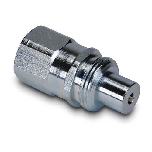 Enerpac® AH630 Male Half Regular Hydraulic Coupler, 1/4 in Nominal, Male NPTF End Style, Domestic