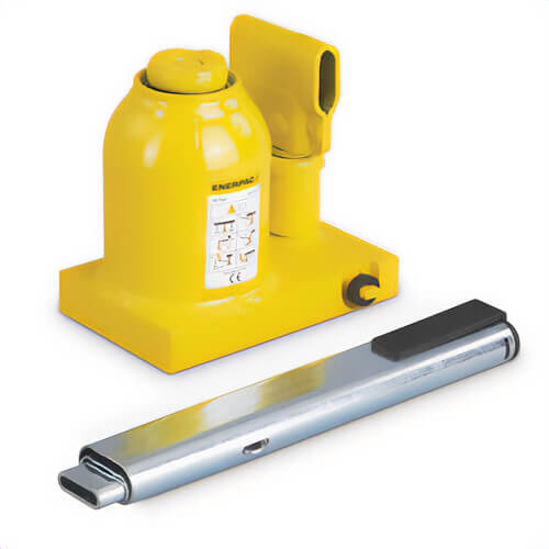 Enerpac® GBJ010SA Hydraulic Bottle Jack, 11 ton Load, 5.16 in, 8.78 in, 2.44 in