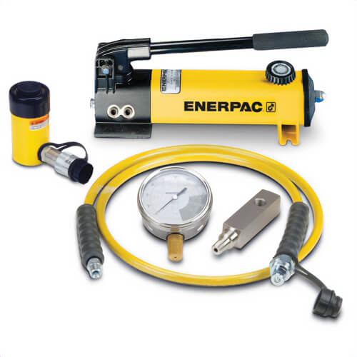 Enerpac® SCR55H Hydraulic Cylinder and Hand Pump Set, 5 ton, 5 in Stroke