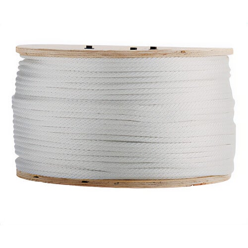 Erin Rope Solid Braid Nylon, High Tenacity Nylon, Premium-Grade, 1,325 lb Min Break Strength, 1/4 in dia