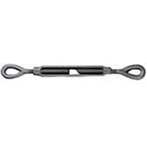 Turnbuckle, Eye-Eye, 3/4 in Thread dia, 5,200 lb WLL, 18 in Take Up, 29.11 in Closed Length, Galvanized