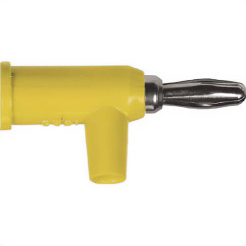 Fluke® 1825-4 Banana Plug Test Clip - Banana, Color: Yellow