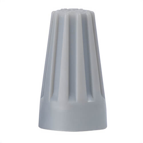 GB® WireGard™ 10-001 High Performance Wire Connector, Twist-On Shell, Square Wire Spring, 22 to 16 AWG Copper Wire, Polypropylene