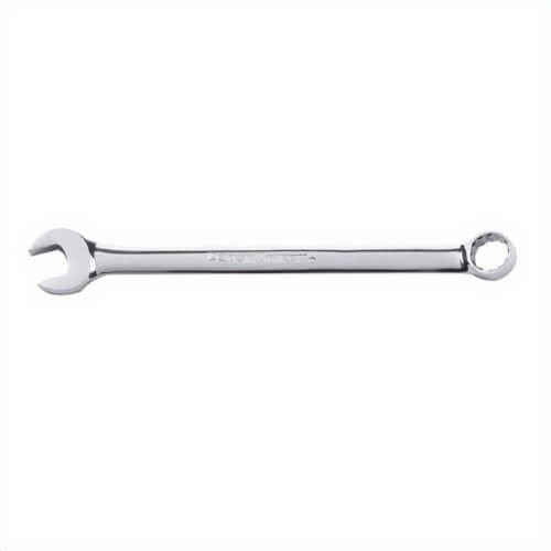 Gearwrench® 81744 Long Length Open End Combination Wrench, 30 mm Wrench, 12 Points, 15° Offset, 432 mm OAL, Premium Alloy Steel