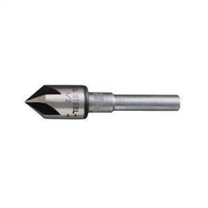 General® 195-1/2 Rose Pattern Countersink, 1/2 in dia Body, 1/4 in dia Shank, 5 Flutes, HSS