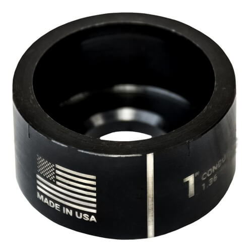 Greenlee® 126AV Slug-Buster® Replacement Round Conduit Die, Standard Round Punch, 1 in, Mild Steel, 10 ga