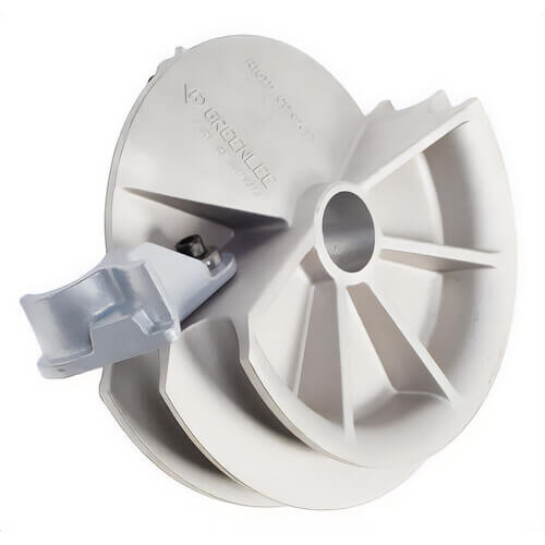 Greenlee® 17937 Bending Shoe Unit Assembly, Rigid, 1/2 to 2 in Use With 555CX, 555DX Electric Conduit, 1/2 to 4-1/4 in Centerline Radius