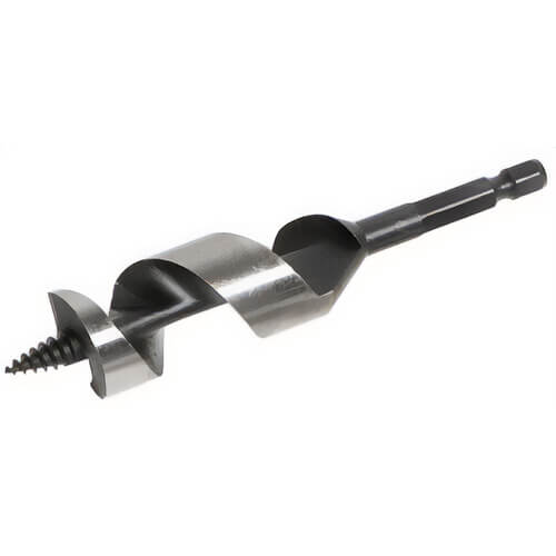 Greenlee® 60A-3/4 D'Versibit® Auger Bit, Quick Change Stubby, 3/4 in dia, 4-1/2 in OAL, 1/4 in Shank, Hex Shank, Steel