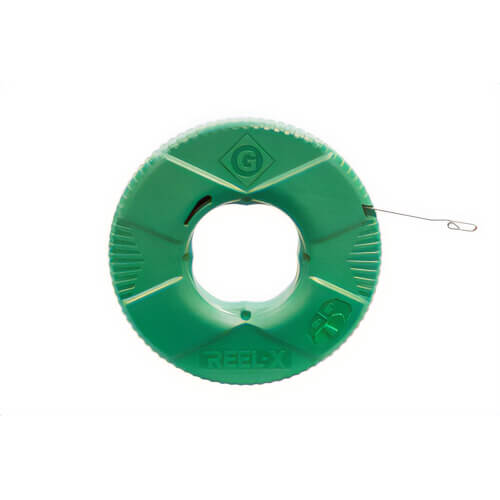 Greenlee® FTXS-100W Fish Tape, 1/4 in W Tape, 100 ft L Tape, Steel Tape