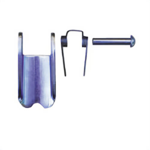 Gunnebo Johnson 589449 Latch Kit, 1/2 in Trade, Alloy Steel, For Use with EKN, EGKN, ESKN Sling Hook and LKN, LKNK Swivel Sling Hook