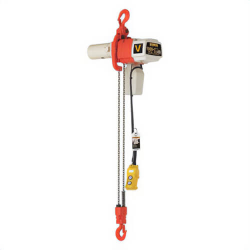 Harrington® ED1000V-10 Dual-Speed Electric Chain Hoist, 10 ft Maximum Lifting
