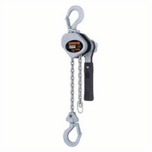 Harrington® LX003-5 Mini Lever Chain Hoist, 0.25 ton Load, 5 ft Lifting Height, 40 lb Rated, 6 ft L Chain, 13/16 in Hook Opening