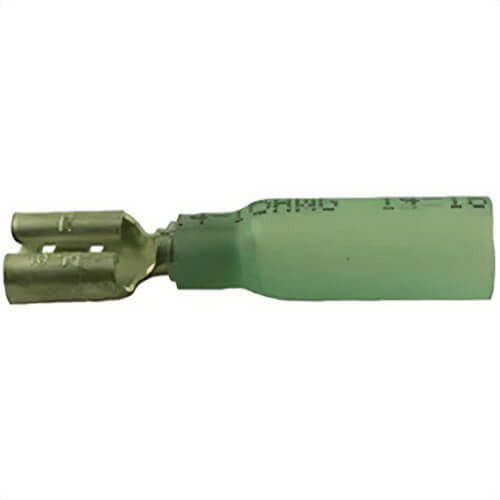 Hillsdale Terminal 40180 Terminal Heat Shrink Female Push-On Connectors, 100 pk