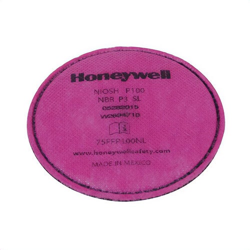 North® by Honeywell 75FFP100NL Low Profile Pancake Filter, Use with 7700, 5500 Half Masks, 5400 and 7600-8A Full Facepieces