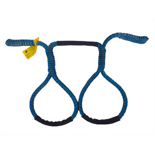 HSI® Utility Transformer Sling, 5/8 in, 2,160 lb Working Load Limit, Adjustable 2 to 4 ft, 12 Strand, Polyester, Blue