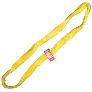 HSI® Polyester Sling, Endless Round, Yellow, 2-1/4 in Width, 4 ft Length, SP840, 8,400 lb Vertical Capacity
