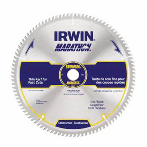 Irwin® Marathon® 14084 Circular Saw Blade, 12 in dia x 1/4 in Thick, 1 in Arbor, 100 Teeth