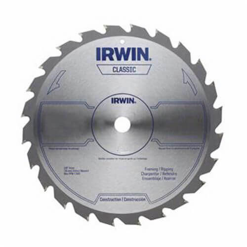 Irwin® Classic® 15150 Circular Saw Blade, 8-1/4 in dia x 0.055 in Thick, 5/8 in Arbor, 24 Teeth