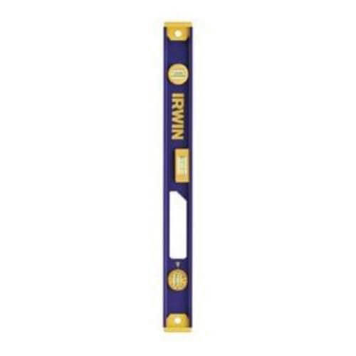 Irwin® 1801094 1000 Non-Magnetic Standard I-Beam Level, 48 in L, 3 Vials, Aluminum, (1) Level/(2) Plumb Vial Position