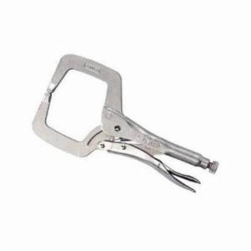 Irwin® 30 Vise-Grip® The Original™ Locking C-Clamp with Regular Tip, Nickel Plated, 4-3/4 in D Throat, 4-1/2 in Jaw Opening, Alloy Steel