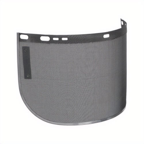 Jackson Safety* 29055 F60 C Shape Bound Face Shield Window, Black, Wire Mesh, 8 in H x 15-1/2 in W x 0.02 in thick Visor
