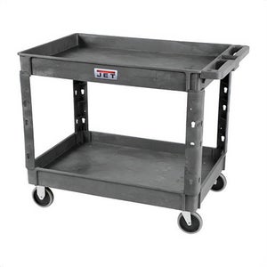 JET® 141014 Heavy Duty Industrial Duty Utility Cart, 41 in L x 26 in W x 33-1/2 in H, 550 lb Load, Gray