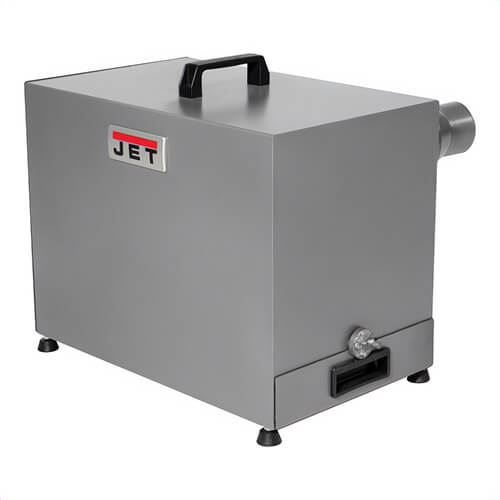 JET® 414850 Bench Dust Collector, 1/3 hp Power Rating, 115 V, 176 CFM Air Flow, MERV 13 Filter, 75 dB Sound