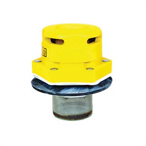 Justrite® 08005 Vertical Drum Vent, 2 in NPT/NPS Bung, Plated Steel Flame Arrestor, 31 mm H x 76 mm W x 86 mm D