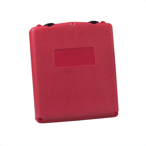 Justrite® 23306 Large Document Storage Box, 3.563 in Exterior, 2.3 in Interior D x 13.3 in Interior, 15-3/4 in Exterior H, Polyethylene, Red