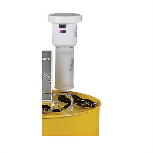 Justrite® 28224 Combination Color Changing Coalescing/Carbon Filter, Use with Aerosolv® Standard and Super Systems, Polyethylene, White