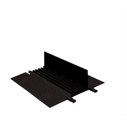 Justrite® GD5X75-B/B 5-Channel Guard Dog ADA Cable Protector, 0.75 in