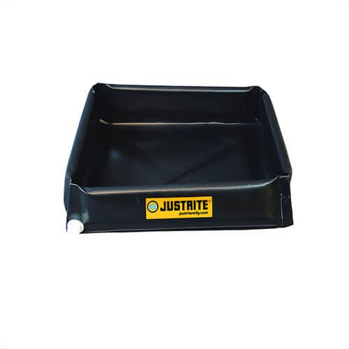 Justrite® 28446 Mini-Berm Flex Tray, 5 ft L x 4 ft W x 6 in H, Modified PVC Coated Fabric