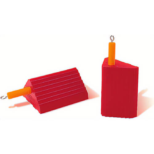 Justrite® UC1400-6 General Purpose Utility Wheel Chock, 60,000 lb Capacity, 27 to 32 in Tires