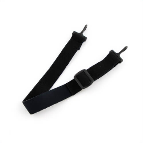 Jackson Safety* 14434 Replacement Chinstrap, 2 Mounting Points, Polyethylene, Black