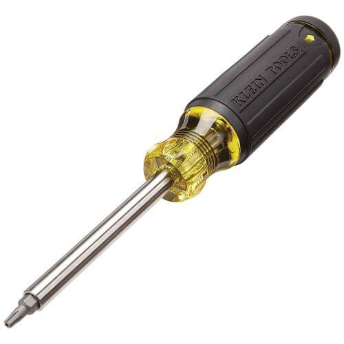 Klein® 32307 27-in-1 Tamperproof Multi-Bit Screwdriver, 1 pc, Cushion Grip Handle, Stainless Steel