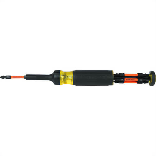 Klein® 32313HD Ratcheting Impact Rated Screwdriver 13-in-1, Steel
