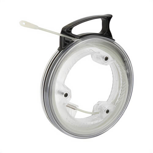 Klein® 50550 Glow Fish Tape, 0.153 in W Tape, 20 ft L Tape, Fiberglass Tape, Clear/White