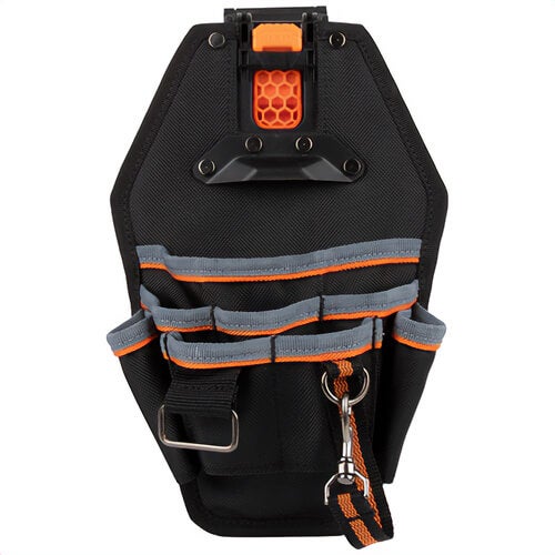 Klein® 55832MB MODbox™ 8 Pocket Tool Pouch, Black, Up to 2.5 in W