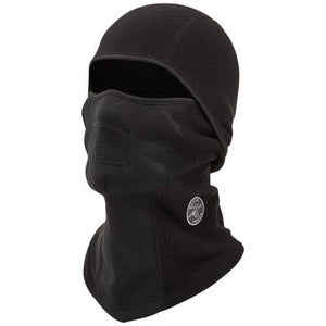Klein® Tradesman Pro™ 60132 Wind Proof Hinged Balaclava, Universal, Black, 91% Polyester, 5% Thermoplastic Polyurethane, 4% Spandex