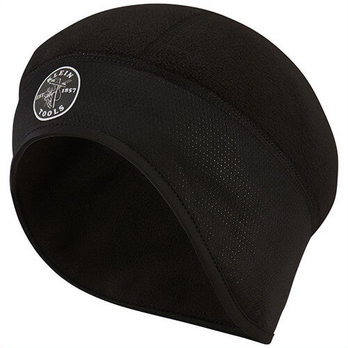 Klein® 60383 Winter Helmet Liner, For Use with Hard Hats, Universal, Polyester, Black