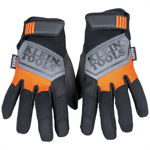 Klein® 60597 General Purpose Gloves, Spandex, Soft Suede, 1 in thick, X-Large